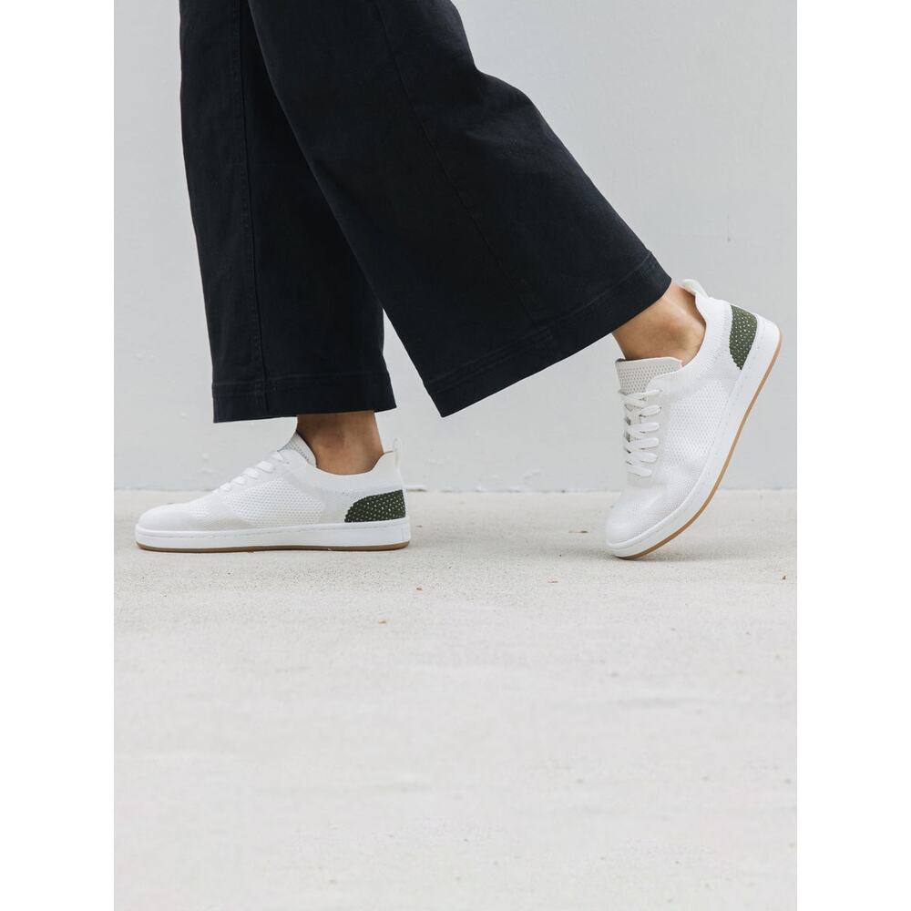 Suavs The 247 Sneaker White Colorblock Women’s 9.5 Casual Comfort Lace-Up Knit - Picture 2 of 12